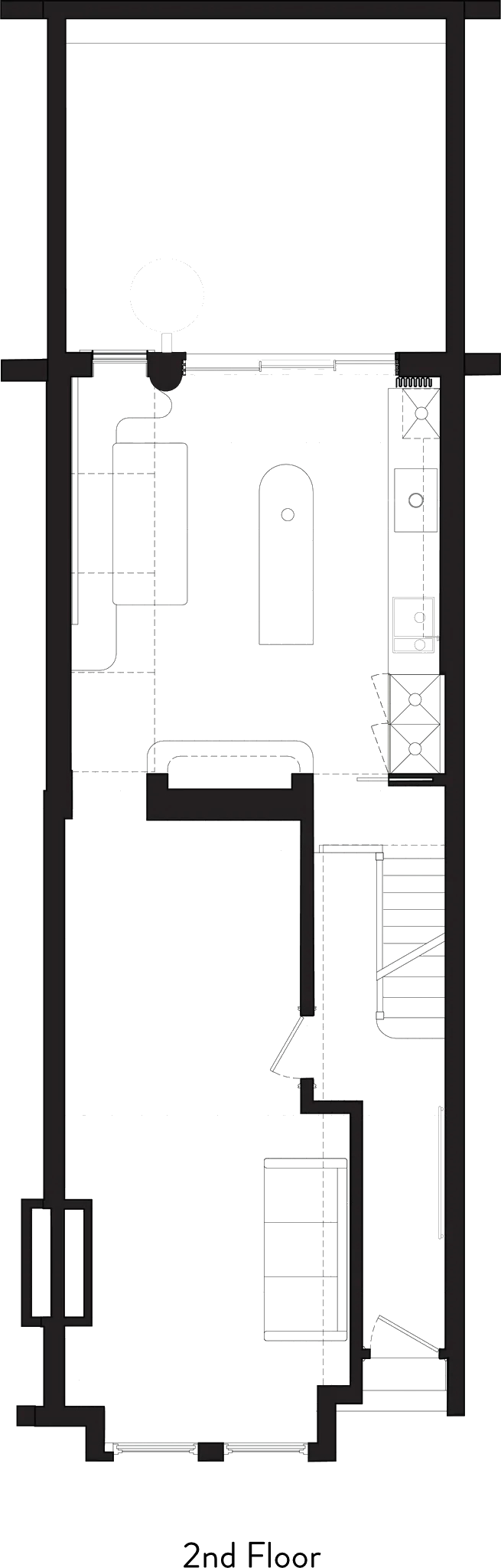Biscay Road existing ground floor plan