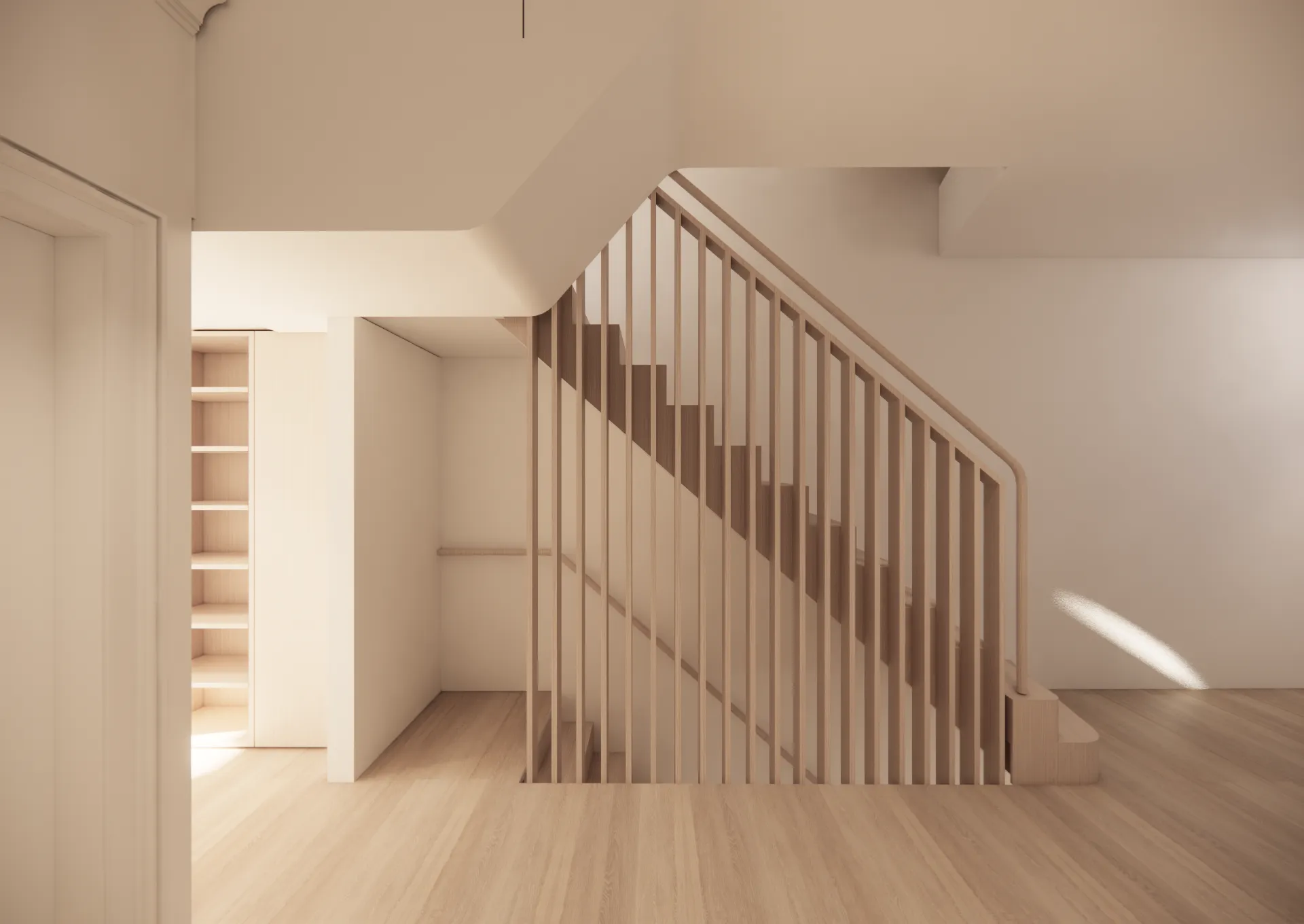 Interior Feature Staircase Japandi Scandinavian Design